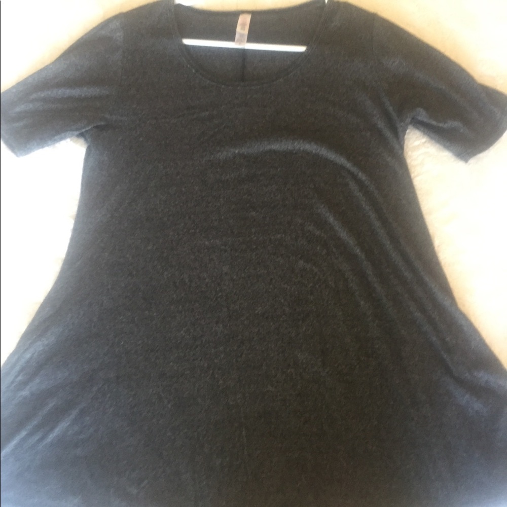 Xs charcoal gray perfect t - lularoe